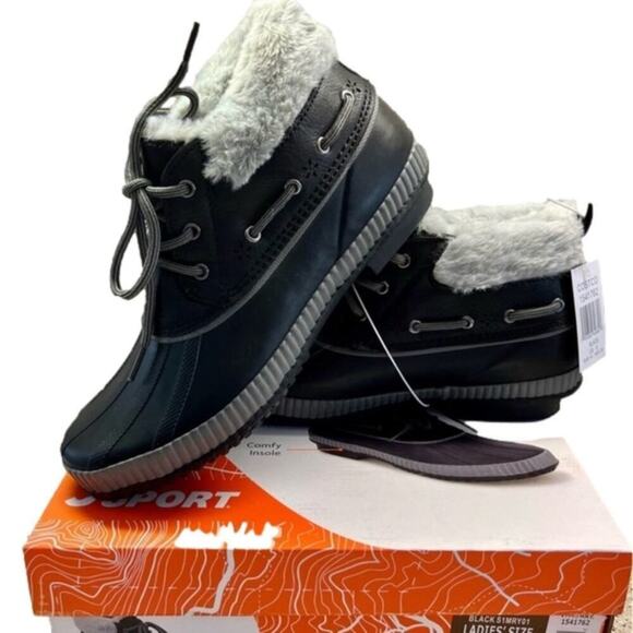 JSport Jambu Women's Boots Short Duck Waterproof Size 7 NIB - Picture 1 of 11